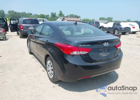 2013 Hyundai Elantra Gls z USA, uszkodzony, nr VIN 5NPDH4AE6DH214334